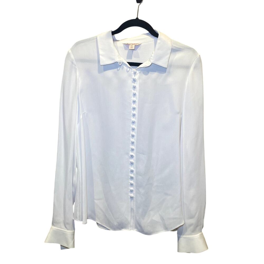 Brookes Brothers Red Fleece - Ivory Blouse - Women's Size 10